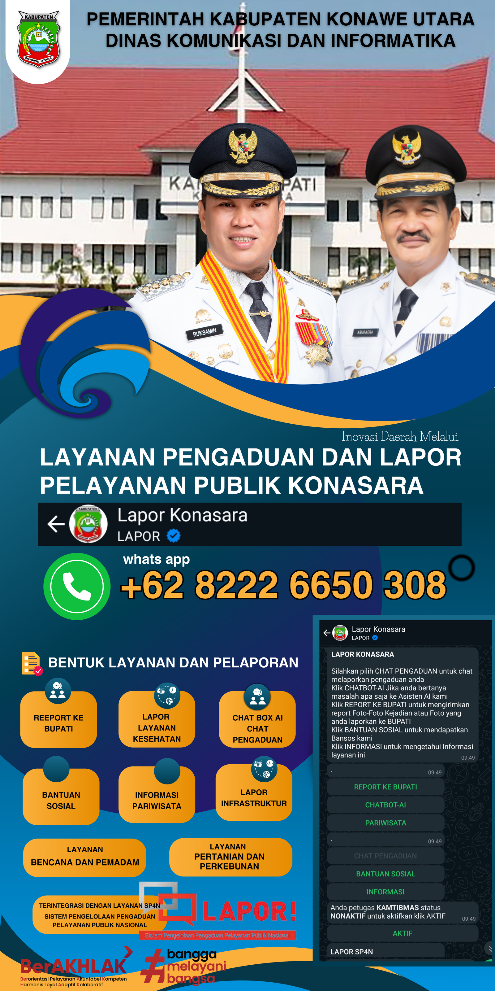 BANNER LAPOR KONASARA